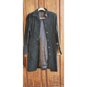 Danier Western Suede Leather 3/4 Length Jacket